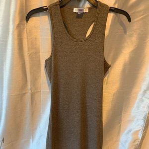 Maxi long gray dress